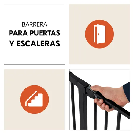 Barrera de sujeción para puertas y escaleras
