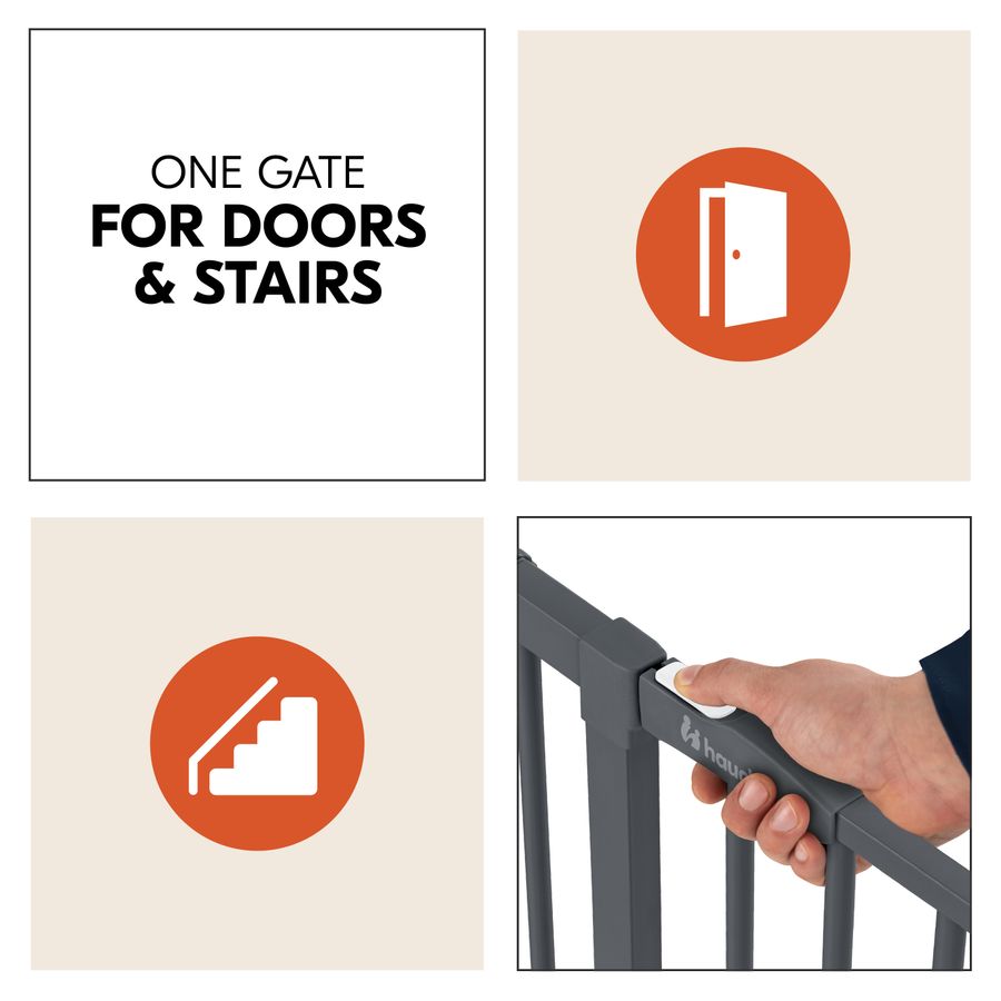 Pressure fit gate for standard doors and stairs