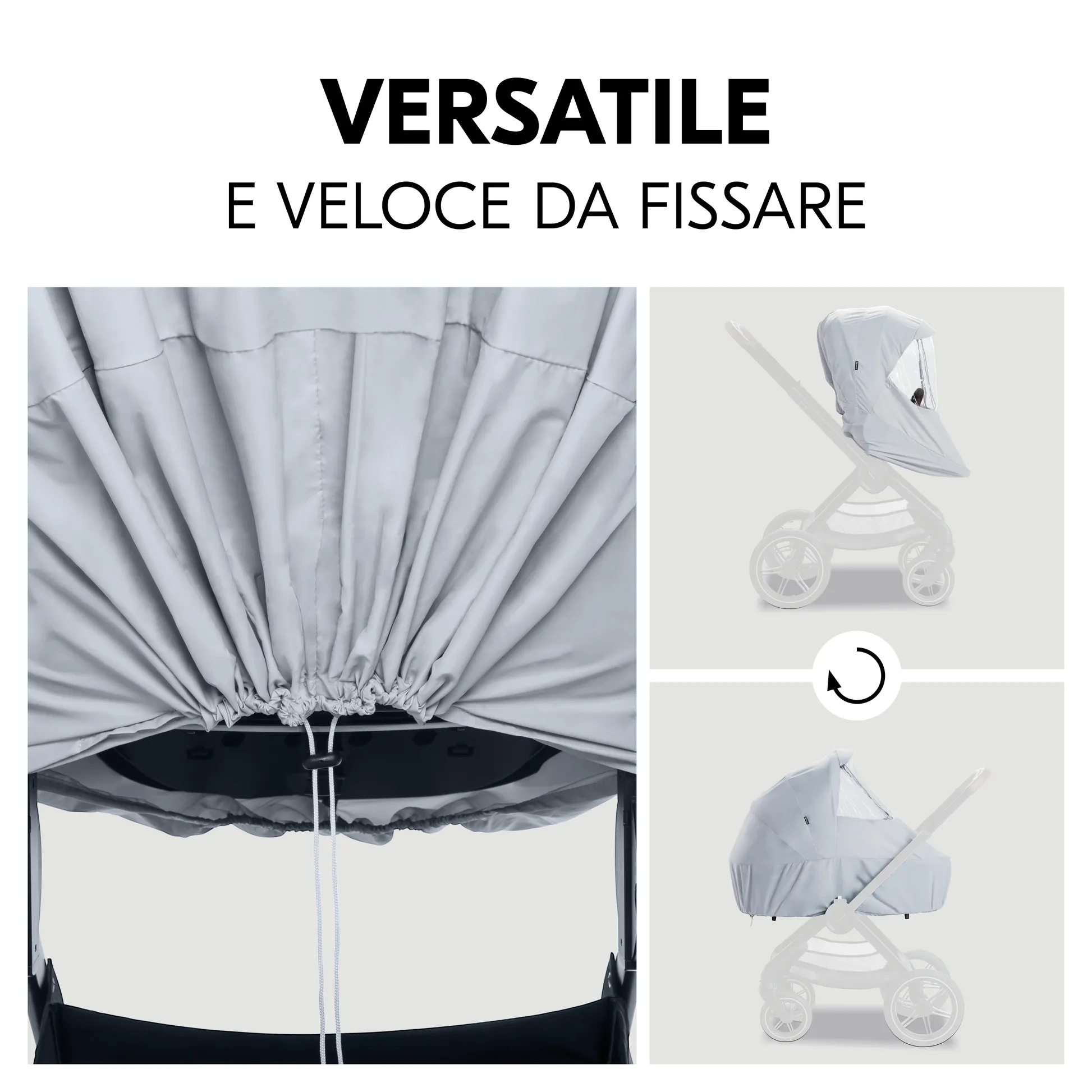 2 in 1 Pushchair Raincover