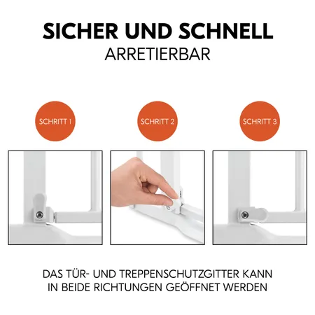 Sicher und schnell arretierbar