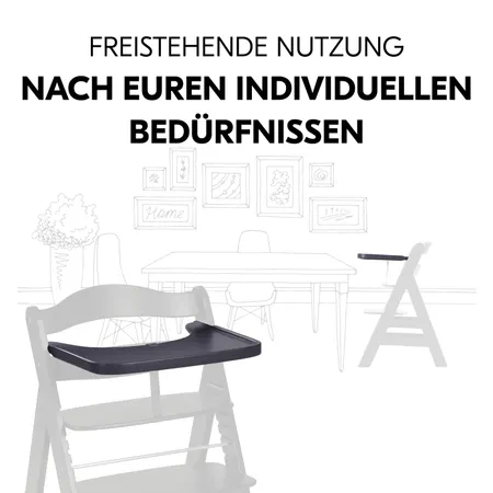 Ermöglicht freistehende Nutzung des Alpha+