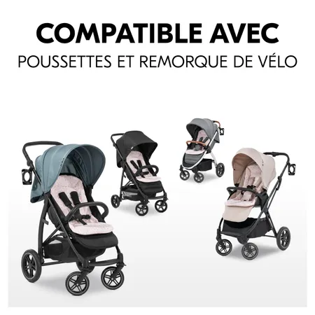 Pour poussettes et remorques de vélo