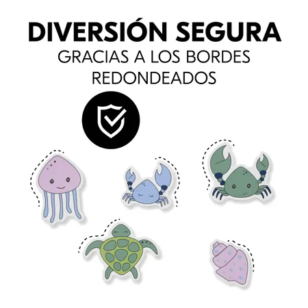 Bordes redondeados para mayor seguridad