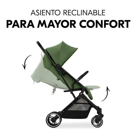 Asiento ajustable y reclinable para mas comodidad