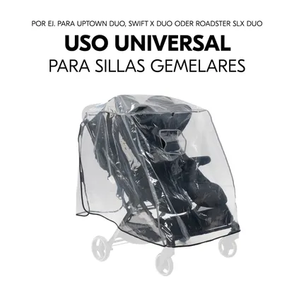 Pushchair Raincover Duo