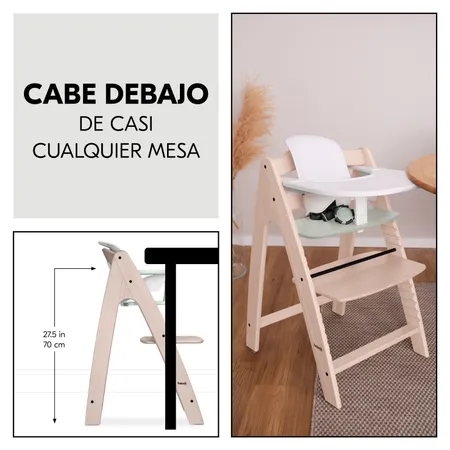 Cabe debajo de casi cualquier mesa
