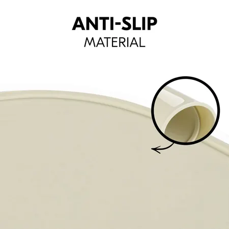 Good grip thanks to non-slip material
