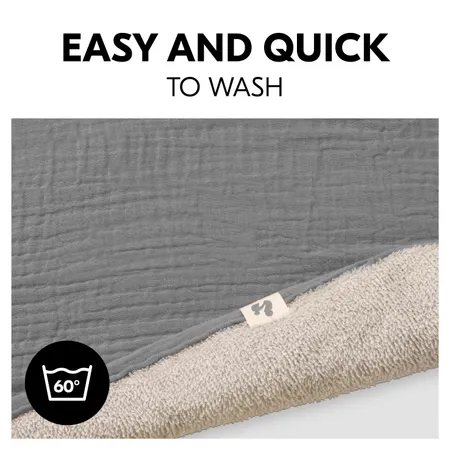 Easy and quick to wash at 60° C