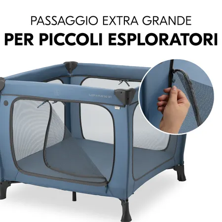 Passaggio extra large per piccoli esploratori