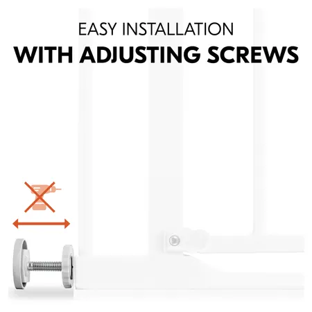 Clamping gate with pressure fit