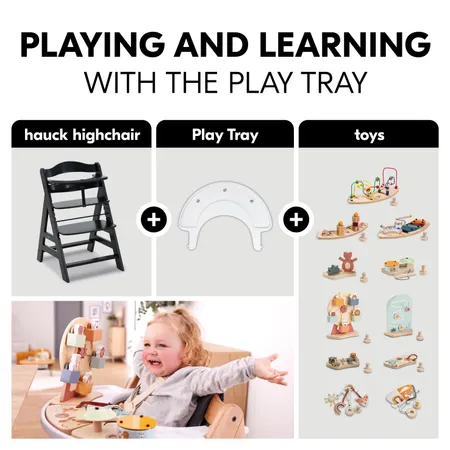 Fun playing and learning with the play tray