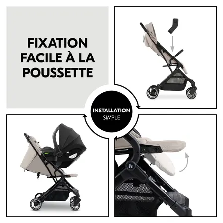 Fixation simple à la poussette