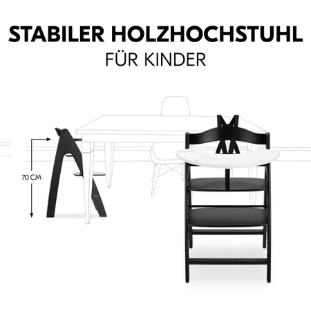 Stabiler Hochstuhl für Kinder