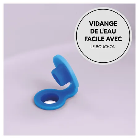 Vidange de l’eau facile avec un bouchon