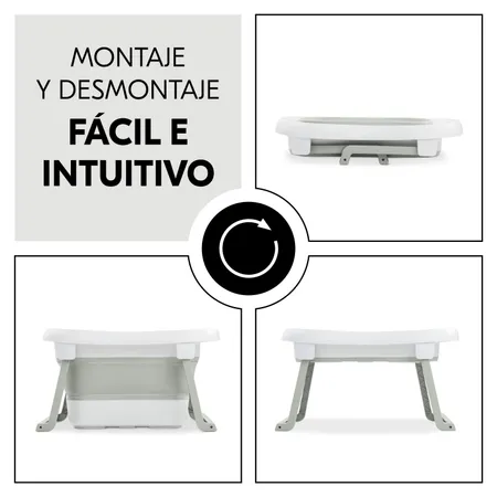 Montaje y desmontaje sencillo e intuitivo