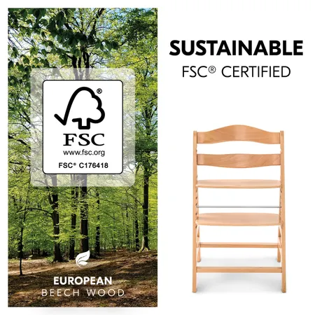 Sustainable and FSC® certified beech wood