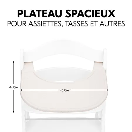 Beaucoup d'espace pour manger et jouer