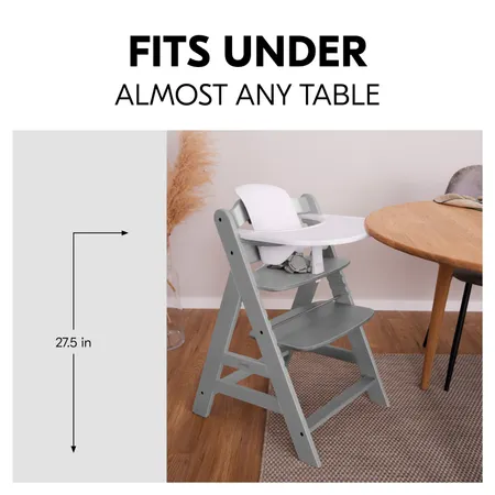 Fits under almost any table
