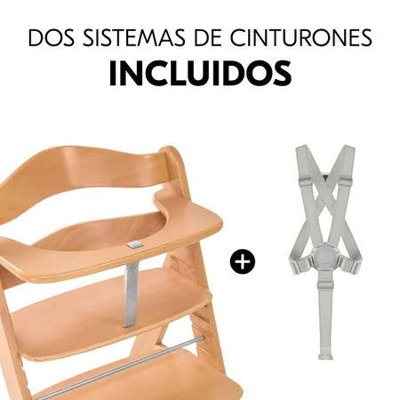 Mayor seguridad gracias a su sistema de arnés