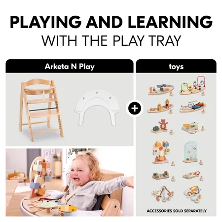 Playing and learning fun with the play tray
