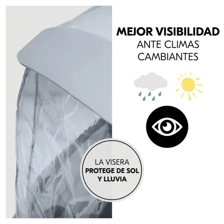 Mejor visibilidad gracias a su capa repelente