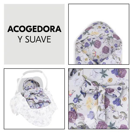 Acolchado acogedor y capucha protectora