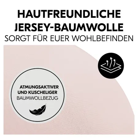 Atmungsaktiver und kuscheliger Baumwollbezug