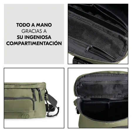 Todo a mano gracias a su práctica distribución