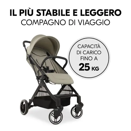 Passeggino hauck leggero, maneggevole e resistente