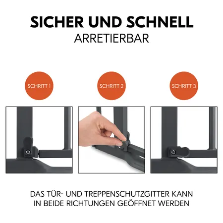 Sicher und schnell arretierbar