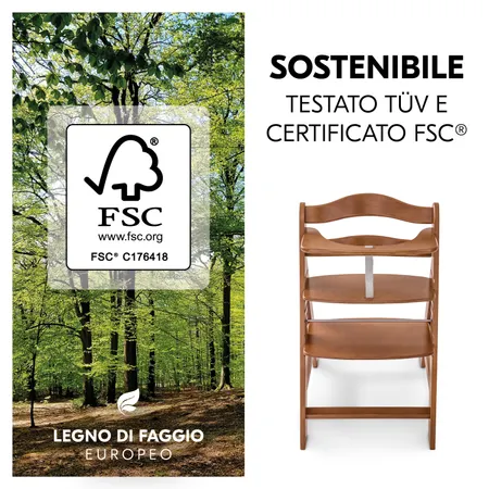 Legno sostenibile e certificato FSC®
