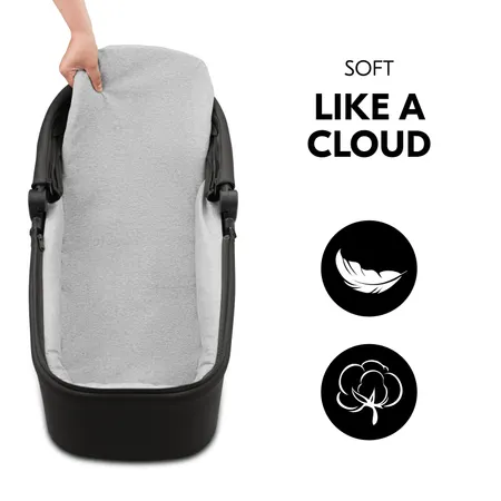 Comfortable, softly padded carrycot