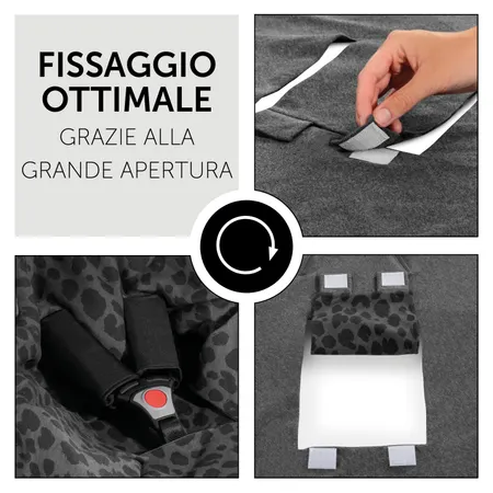 Design pratico con apertura per cinture