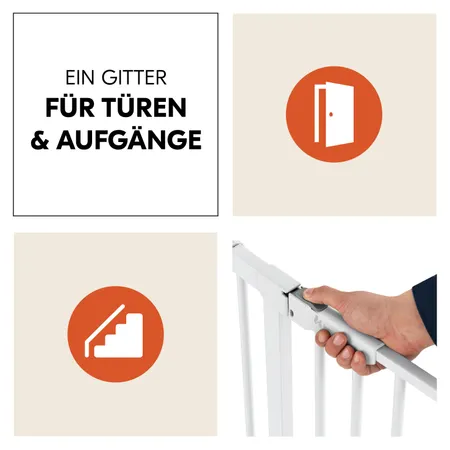 Klemmgitter für Türen und Treppen 84-89 cm breit