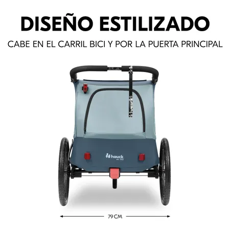 Cabe en el carril bici y por la puerta principal