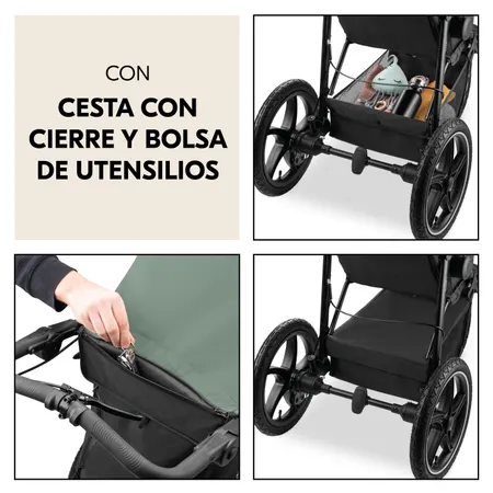 Con cesta con cierre