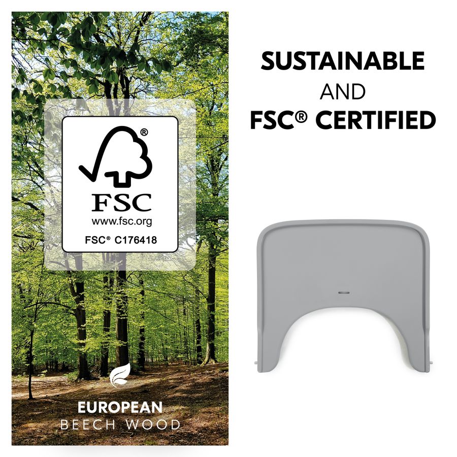 Sustainable and FSC® certified beechwood