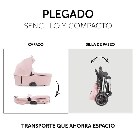 Plegado fácil y compacto