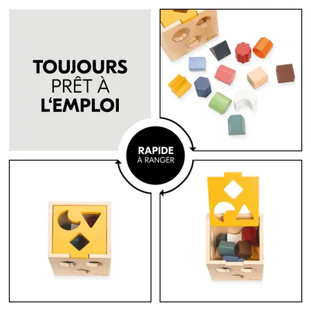 Rapide à ranger, toujours prêt à l’emploi