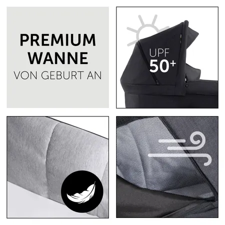 Hochwertige Babywanne mit Ausblick