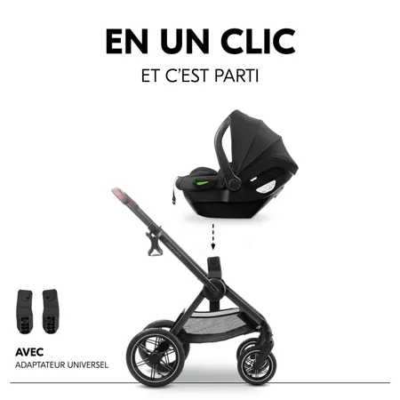 Adaptateur pour siège auto inclus