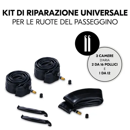 Kit riparazione universale per ruote di passeggini