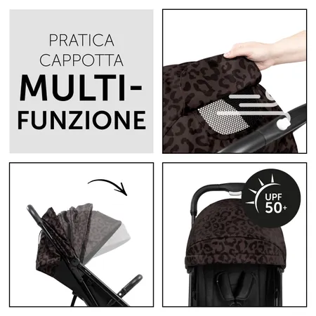 Cappotta con protezione UV e finestrina cucù