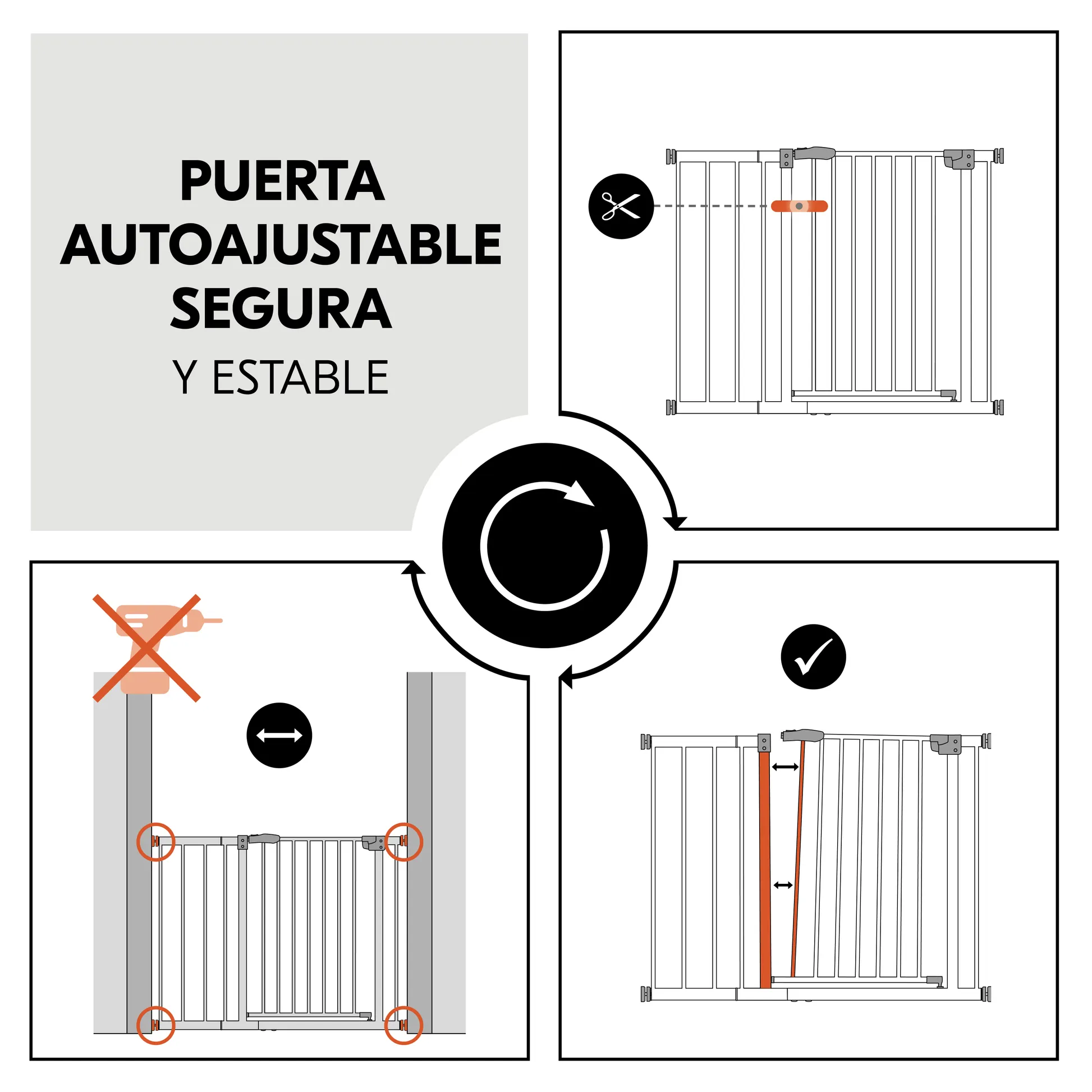Clear Step Autoclose 2 Set +21 cm