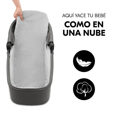 Capazo c&oacute;modo y suavemente acolchado