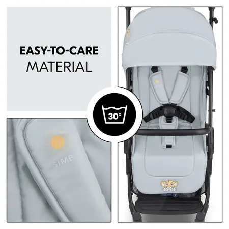 Easy-care and machine-washable material