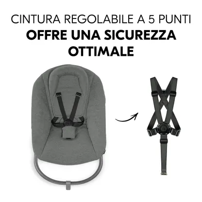 Alpha Bouncer Premium with 5-point harness
