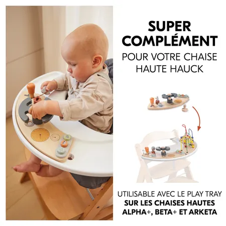 La chaise haute devient un véhicule