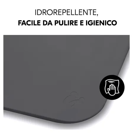 Idrorepellente, facile da pulire ed igienico