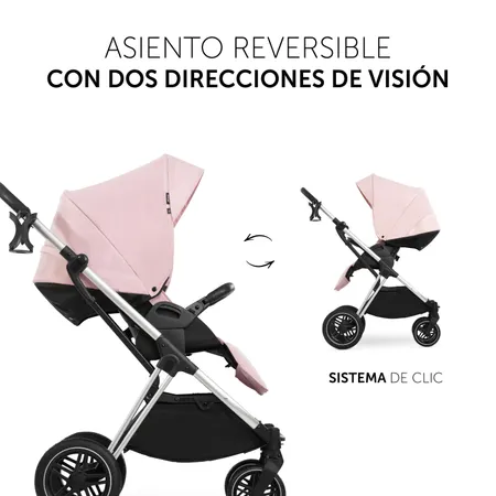 Asiento reversible con dos direcciones de vistas